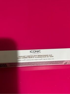 ICONIC London Radiant Concealer & Brightening Duo - Natural Light NIB